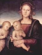 Pietro Perugino, Madonna mit Hl. Johannes dem Taufer
